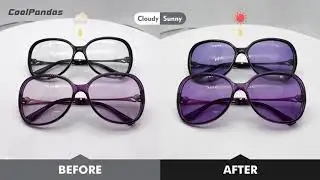 Мужские и женские солнцезащитные очки coolpandas, брендовые дизайнерские, умные, фотохромные