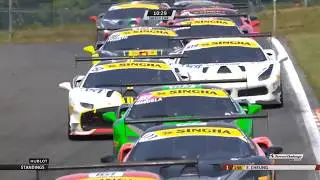 Ferrari Challenge Europe (Coppa Shell) 2018. Race 1 Circuit de Spa-Francorchamps. Full Race