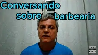 Transmissão ao vivo. Conversando sobre Barbearia. #barbeiro #barbearia