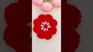 Crochet flowers 🌺 🌺🌺🌺 #creativecrochet
