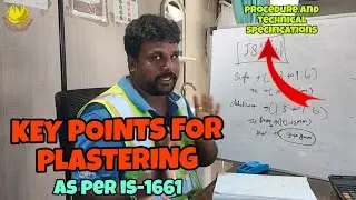 Key points for plastering in tamil | Plastering work | plastering procedure | site Alapparaigal |