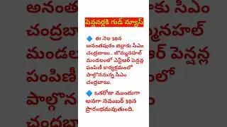 NTR Bharosa Pension Scheme Update