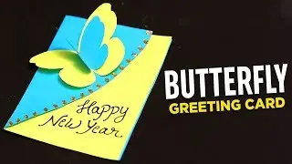 Butterfly Greeting Card | Paper Crafts For Kids | Greeting Card Making Ideas | Easy DIY Crafts