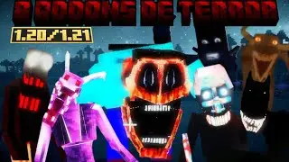 &iexcl;TOP 8 ADDONS DE TERROR PARA MINECRAFT BEDROCK 1.21!💀