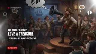 The Sims FreePlay - Love & Treasure: Listen to LJ's Announcement 