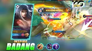 Badang Inspire Power! Pro Gamer Hustler! Build Top 1 Global Badang ~ MLBB