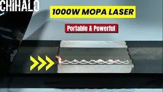 1KW MOPA Laser Destroys Rust on Steel - Satisfying Cleaning Process!
