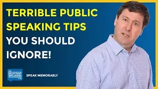 Public speaking anxiety tips - Well meaning advice you should avoid