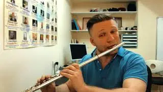 Ilja Dvoretskiy (flute) a little Borne practice 2