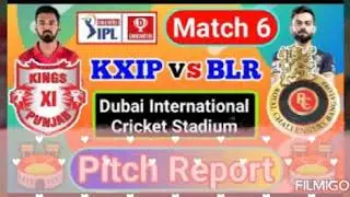 BLR vs KXIP pitch Report