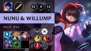 Nunu & Willump Mid vs LeBlanc: Unstoppable - KR Challenger Patch 14.17