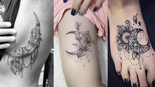 35 Dreamy Moon Tattoos for Women in 2022 - Best Tattoos For Women
