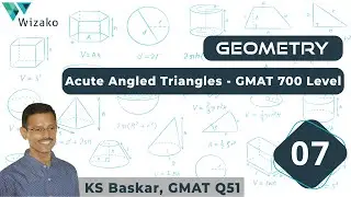 Acute Angled Triangles - Properties | GMAT 700 Level Geometry Question