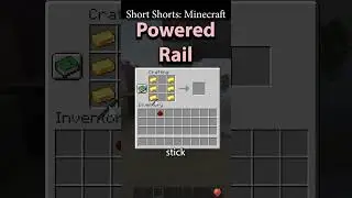 Powered Rail &mdash; Короткие шорты от StrawberryGS &mdash; Рецепт крафта в Minecraft