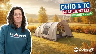 Outwell Ohio 5 TC &ndash; hochwertiges 5-Personen Familienzelt aus TC-Material