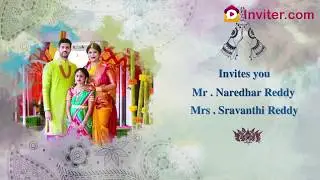 Latest Dhoti ceremony and Half Saree Function Invitation video - EHDC001 | Inviter.com