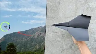 Paper airplane designs that fly far and straight | a paper plane that flies really fast