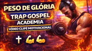 PESO DE GL&Oacute;RIA 🔥 Trap Gospel Academia | V&iacute;deo Clipe Motivacional ✝️💪