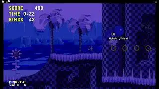 Classic Sonic Simulator V12 - Winter Hill Zone Act 1. (By: Koolant0.)