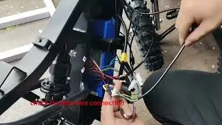Xpro Electric Dirt Bike check throttle wire connection