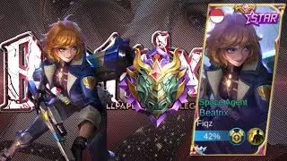 BEATRIX 14 KILL SNIPER AUTO AIM | BEATRIX FIQZ GAMEPLAY - MLBB