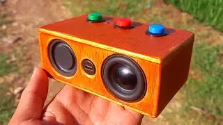 Make a mini nature super bass subwoofer bluetooth speaker