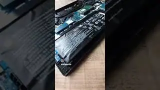 Laptop battery replacement Manchester  A swollen battery can explode 😲 🔥 #fixcomputers #Manchester