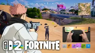 HANDCAM Fortnite Gameplay on Nintendo Switch 2