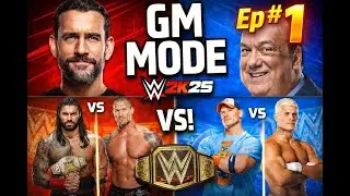 BIGGEST GM Mode Draft Night Ever! Cena vs Orton TITLE MATCH | | WWE 2K25