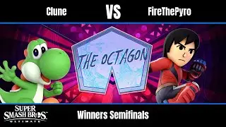 Clune (Yoshi) vs FireThePyro (Mii Brawler) - Ultimate Winners Semifinals - Octagon #124