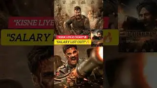Border 2 Movie Cast Fees | Varun Dhawan, Diljit Dosanjh, Sunny Deol Salary #shorts