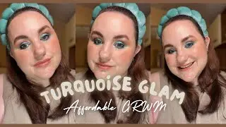 Affordable Turquoise Glam 🦋 Total Makeup Joy | I Heart Revolution Tasty Watermelon Palette 