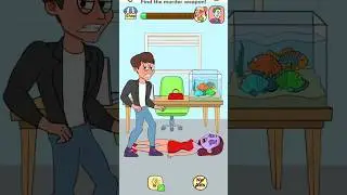 Find the murderer weapon 🧐 | kids game | Brain puzzle game #kids #gaming #youtubeshorts #shorts