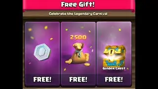 Free Gift ! Clash Royale | Celebrate the Legendary Carnival