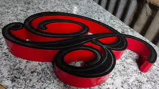 How to fix Acrylic Letters on Acp sheet to make a 3d board led signboard how to make led 3d sign