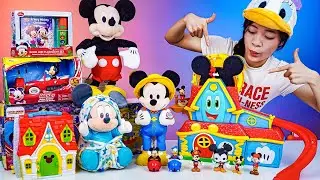Satisfying with Unboxing Disney Junior Minnie Mouse Jumbo Fun House Playset | Review Toys ASMR
