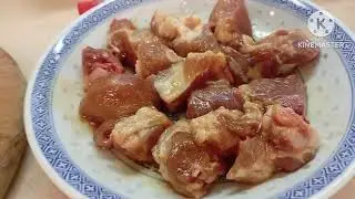 ВСЕ О ЕДЕ: тушеные свиные ребрышки с горькой дыней #китайскаякухня