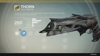 Destiny: Thorn - Exotic Hand Cannon Weapon Bounty Mission - Solo