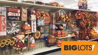 BIG LOTS FALL DECORATIONS HARVEST THANKSGIVING HOME DECOR SHOP WITH ME SHOPPING STORE WALK THROUGH