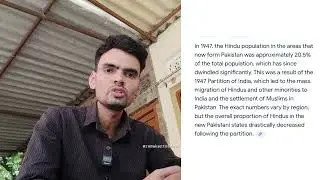 Huge downfall of Hindu population in Pakistan #pakistan #india #hindu #politics #hindu #population 