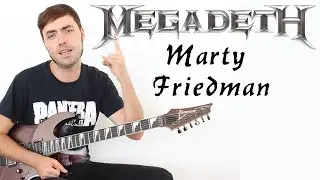 Estilo Megadeth - Marty Friedman - Guitarra Metal