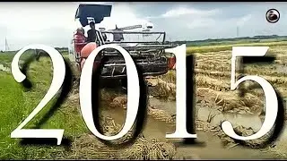 2015 সালের গাড়ী। এখনও কোন অসুবিধে নেই। ধান কাটা চেন গাড়ী। chain harvester, paddy harvester Viral