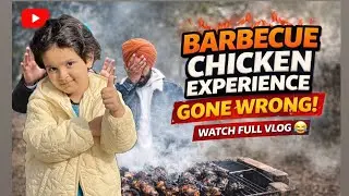 First Time Homemade Barbecue Chicken 😅 | Totally Failed BBQ Experience | Full Vlog