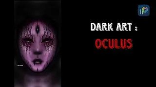 OCULUS : Dark Art Speed Drawing Ibis Paint X &bull; Spontaneous Creation Black Nirvana