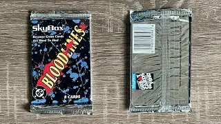 Opening 1993 SkyBox DC Comics Bloodlines Cards