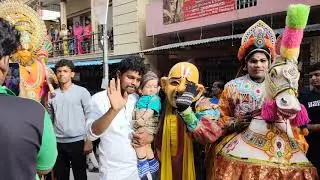 Annammaa # nada devathe # godesses #veeraghasee # kali ammana # culture # tradition # fun # mask man