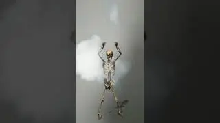 Mario Turned into a Skeleton