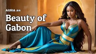 [4k AI] AURA - Beauty of Gabon #gabon #aiart #lookbook #ailookbook