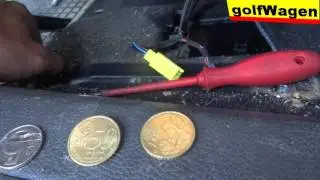 VW Golf 5 how removal front seat /how to make money on youtube/