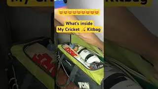 My Cricket Kitbag 😍 #cricket #cricketshorts #viral #shorts #viralshorts